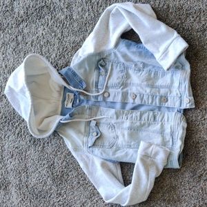 Cute jean/hooded jacket